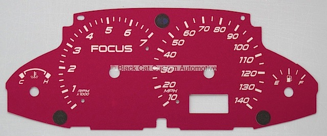 Ford focus custom gauge face #10