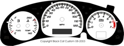 00-05 Monte Carlo with Tach Gauge Face mph