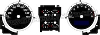 2010-2012 Ford Mustang 500 Style Gauge Face