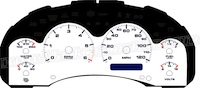 98-01 Bravada Gauge Face