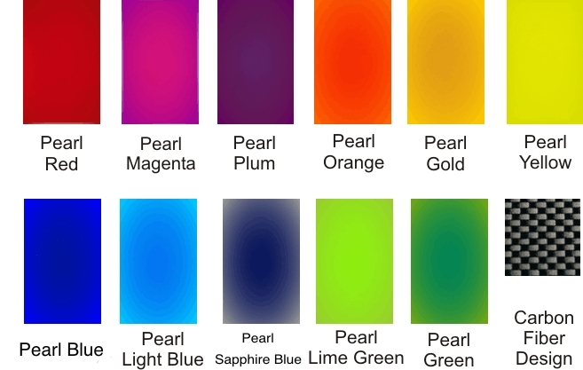 Pearl and Carbon Fiber Colors